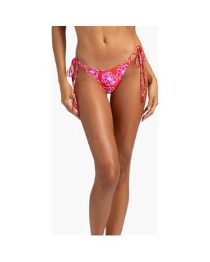 Beach Bunny Luna Tie Side Tango - Pink