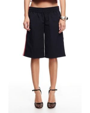 Lioness Sevigney Side Stripe Long Shorts - Black
