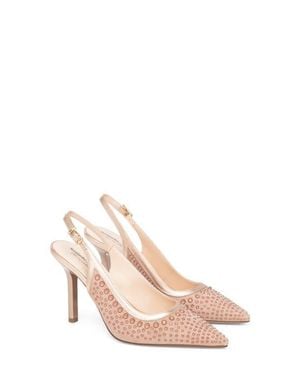 Nero Giardini Embellished Slingback Pointed Toe Pump - Pink