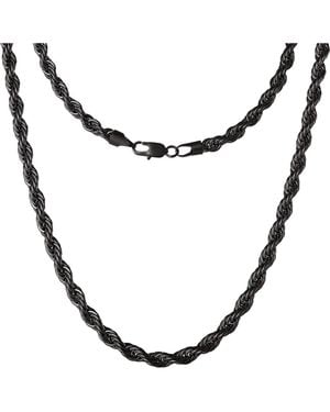 Lucky Brand Twisted Rope Chain Necklace - Metallic