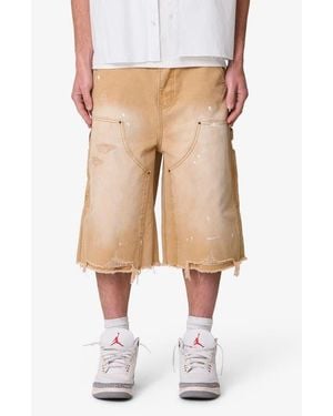 MNML Ultra Baggy Denim Shorts - Natural