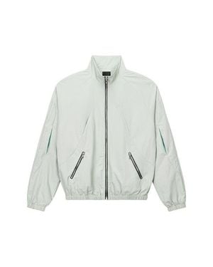RTA Eero Water Resistant Nylon Parachute Jacket - White