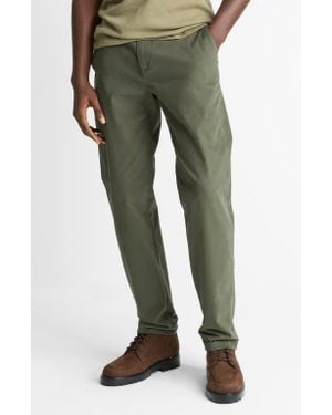 Vince Owen Stretch Cotton Chinos - Green