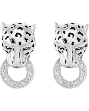 Effy 925 Sterling Diamond Earrings - Metallic