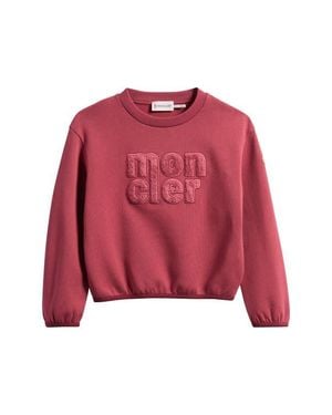 Moncler Kids' Logo Patch Sweatshirt - Red