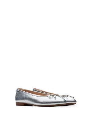 Clarks Fawna Lily Ballet Flat - White