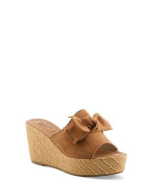 Spring Step Ellyn Wedge Sandal - Brown