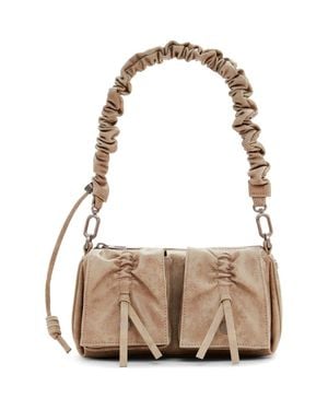 Desigual Faux Leather Shoulder Bag - Natural
