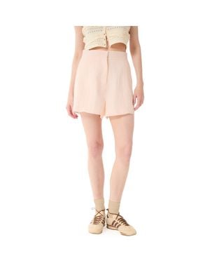 DELUC Paxos High Waisted Shorts - Pink