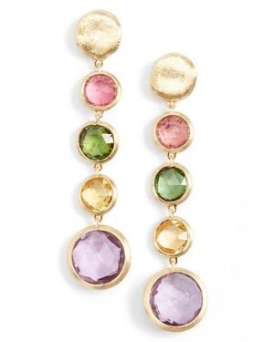 Marco Bicego 'Jaipur' Semiprecious Stone Linear Earrings - White