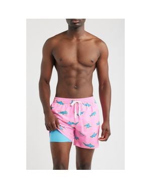 Chubbies Apex 5.5–Inch Swim Trunks - Pink