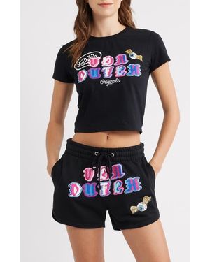 Von Dutch Chenille Graphic Baby T-Shirt - Blue