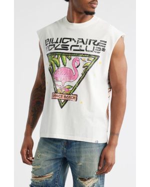 BBCICECREAM Space Graphic Tank - White