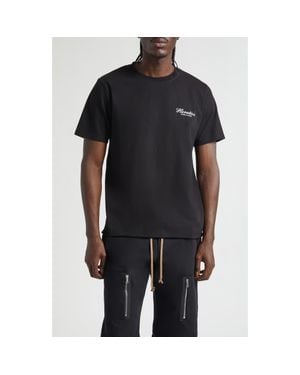 JKEEFER Youth Is Gone Organic Cotton Graphic T-Shirt - Black