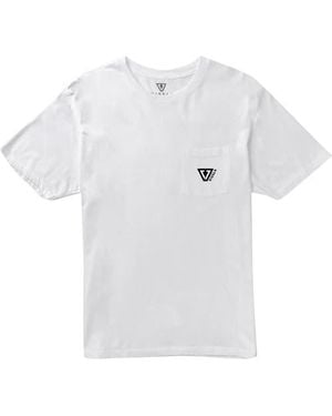 Vissla Established Premium Organic Pocket T-Shirt - White