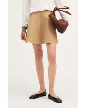 Madewell Seamed Miniskirt - Natural