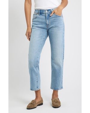 Madewell Jules High Waist Slim Straight Leg Jeans - Blue