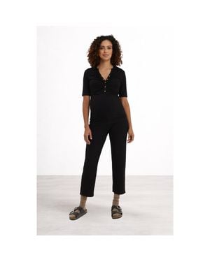 Nom Maternity Calista Maternity & Nursing Top - Black