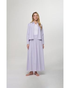 By Tess Collection Nessa Skirt - Purple