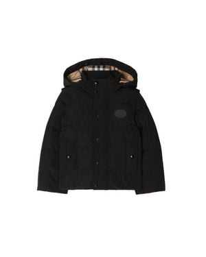 Burberry Detachable Sleeve Puffer Jacket - Black