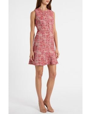 Santorelli Curona Sleeveless Sheath Dress - Red