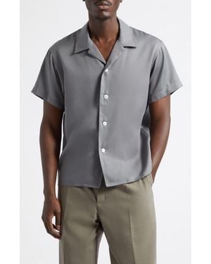 Second Layer Avenue Camp Shirt - Gray