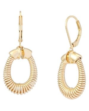 Robert Lee Morris Coiled Drop Earrings - Metallic