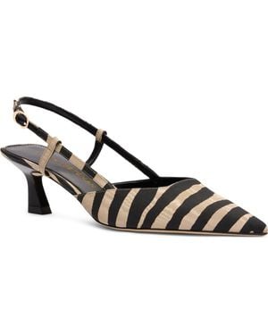 Stuart Weitzman Vinnie 50 Slingback Pump - Metallic