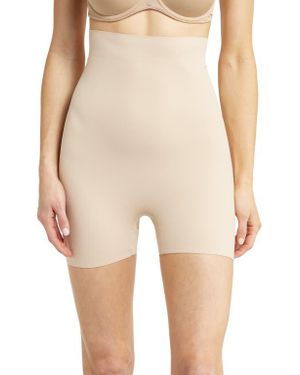 Tc Fine Intimates Sleek Essentials High Waist Shaping Shorts - Natural