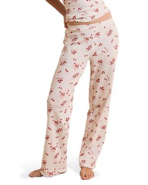Etam Tige Pajama Pants - White