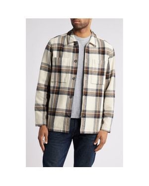Fjallraven Singi Organic Cotton Flannel Overshirt - Gray