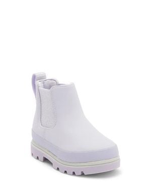 Native Shoes Kids' Kensington Water Resistant Chelsea Boot - White