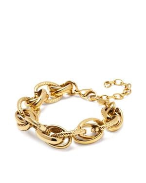 Nialaya Mixed Link Statement Bracelet - Metallic