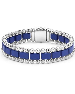 Lagos Anthem Ceramic Link Bracelet - Blue