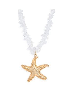 BP. Starfish Pendant Necklace - Metallic
