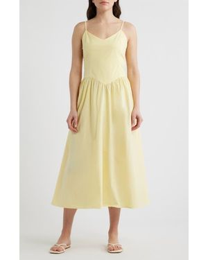 DELUC Izaro Sleeveless Maxi Dress - Yellow