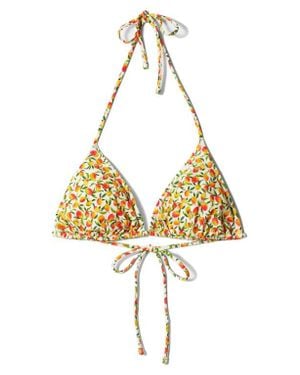 & Other Stories Triangle Bikini Top - Metallic