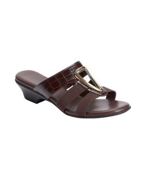 Comfortview The Casey Slip On Mule - Brown