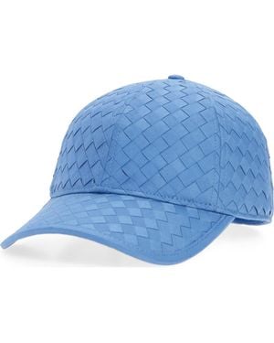 Cole Haan Woven Canvas Baseball Cap - Blue