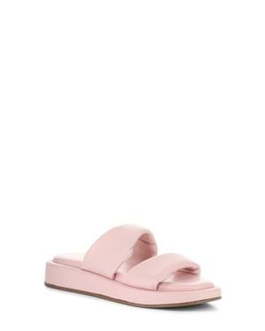 Bos. & Co. Bayla Platform Wedge Slide Sandal - Pink