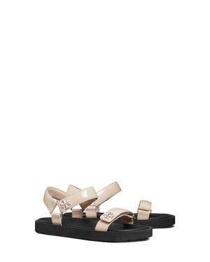 Tory Burch Kira Ankle Strap Sandal - White