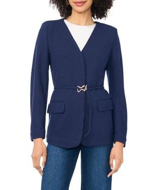 Vince Camuto Belted Jacket - Blue