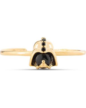 Girls Crew Star Wars Darth Vader Ring - Metallic
