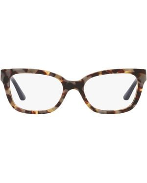 Tory Burch 52Mm Square Optical Glasses - Brown