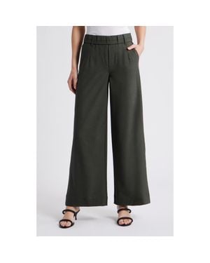 Wit & Wisdom Skyrise Side Seam Straight Leg Pants - Gray