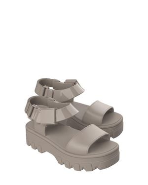Melissa Kick Off Platform Sandal - Gray
