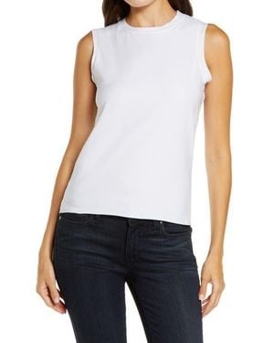Commando Essential Muscle Tee - White