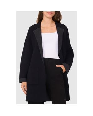 Halogen® Open Front Coat - Black