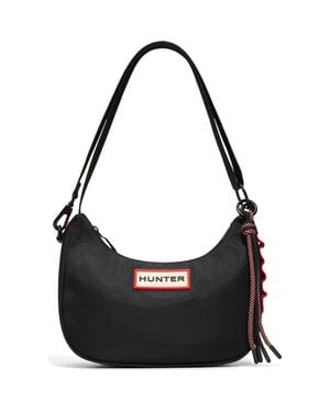 HUNTER Recycled Polyester Shoulder Bag - Black