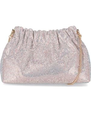 Jessica Mcclintock Leann Crystal Embellished Clutch - Pink